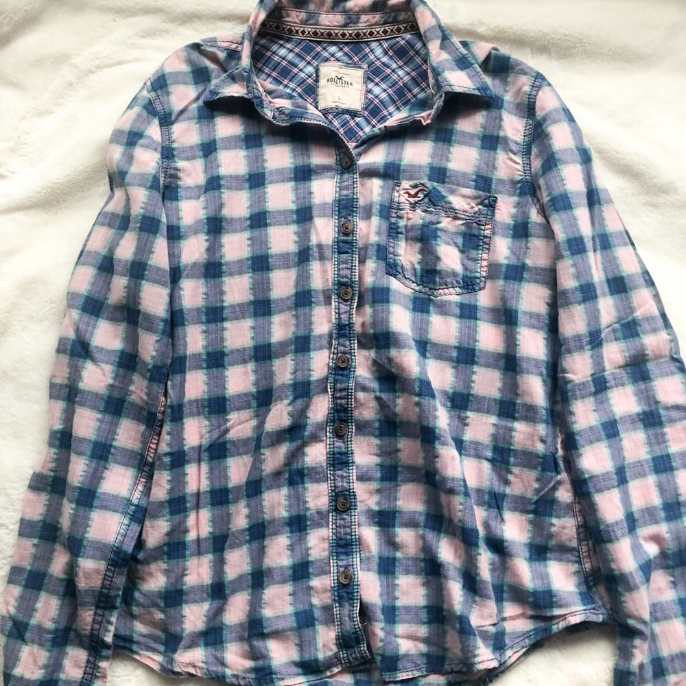 Hollister plaid shirt